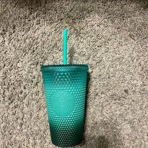 Starbucks Green Drinkware Tumbler with Textured Design